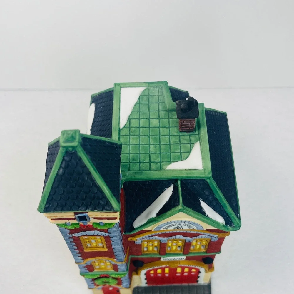 Dept 56 Red Brick Fire Station Christmas In The City Heritage Village 5536-0